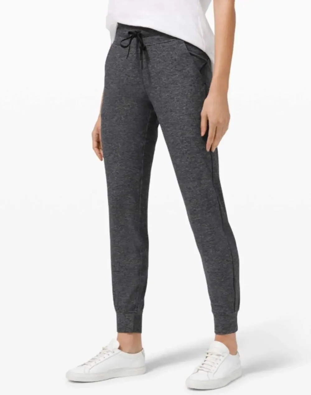 lululemon Ready to Rulu Jogger 2 Heathered Grey Mid Rise Lounge Warm Up Pant